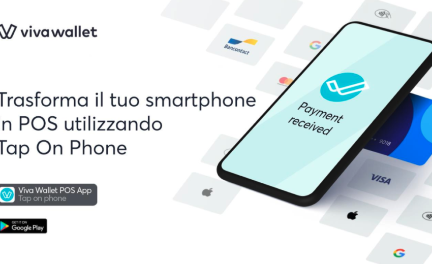 Viva Wallet Tap on Phone