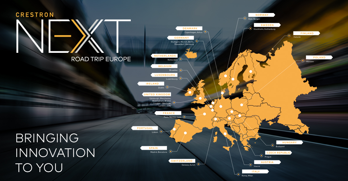 Netgear insieme a Creston nel Creston Next Road Trip in Italia